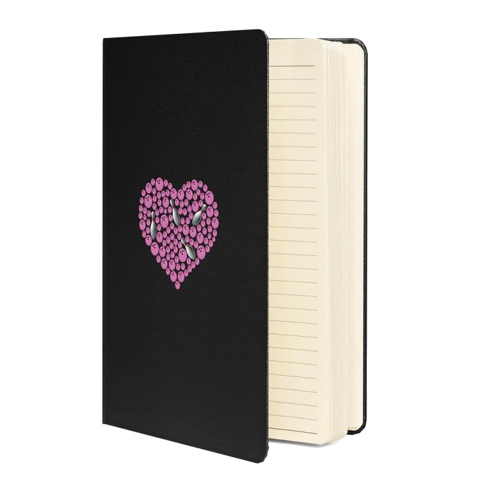 Heart Bowling Strikes Hardcover Notebook product image (2)