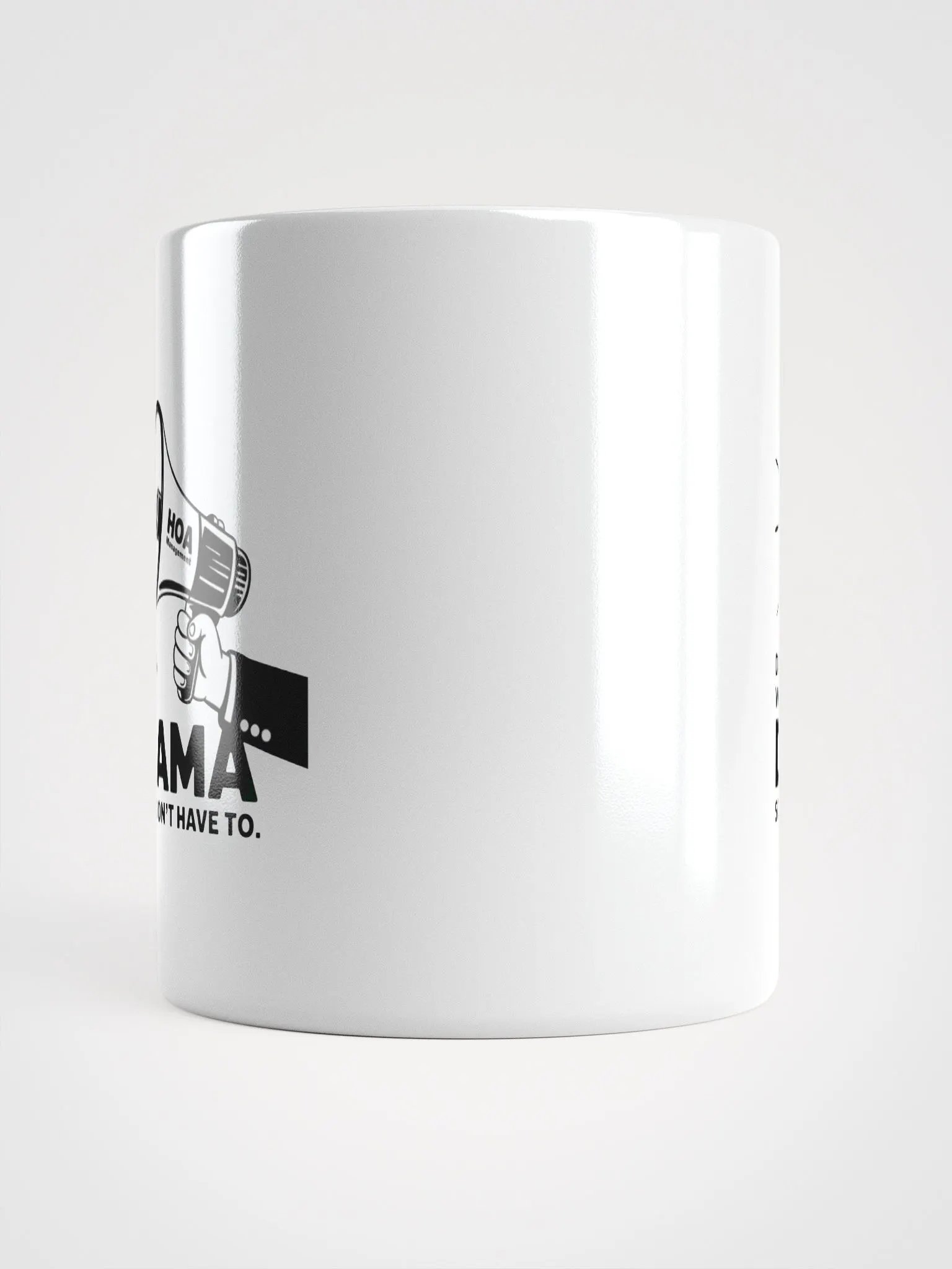 HOA Management Drama White Glossy Mug product image (14)