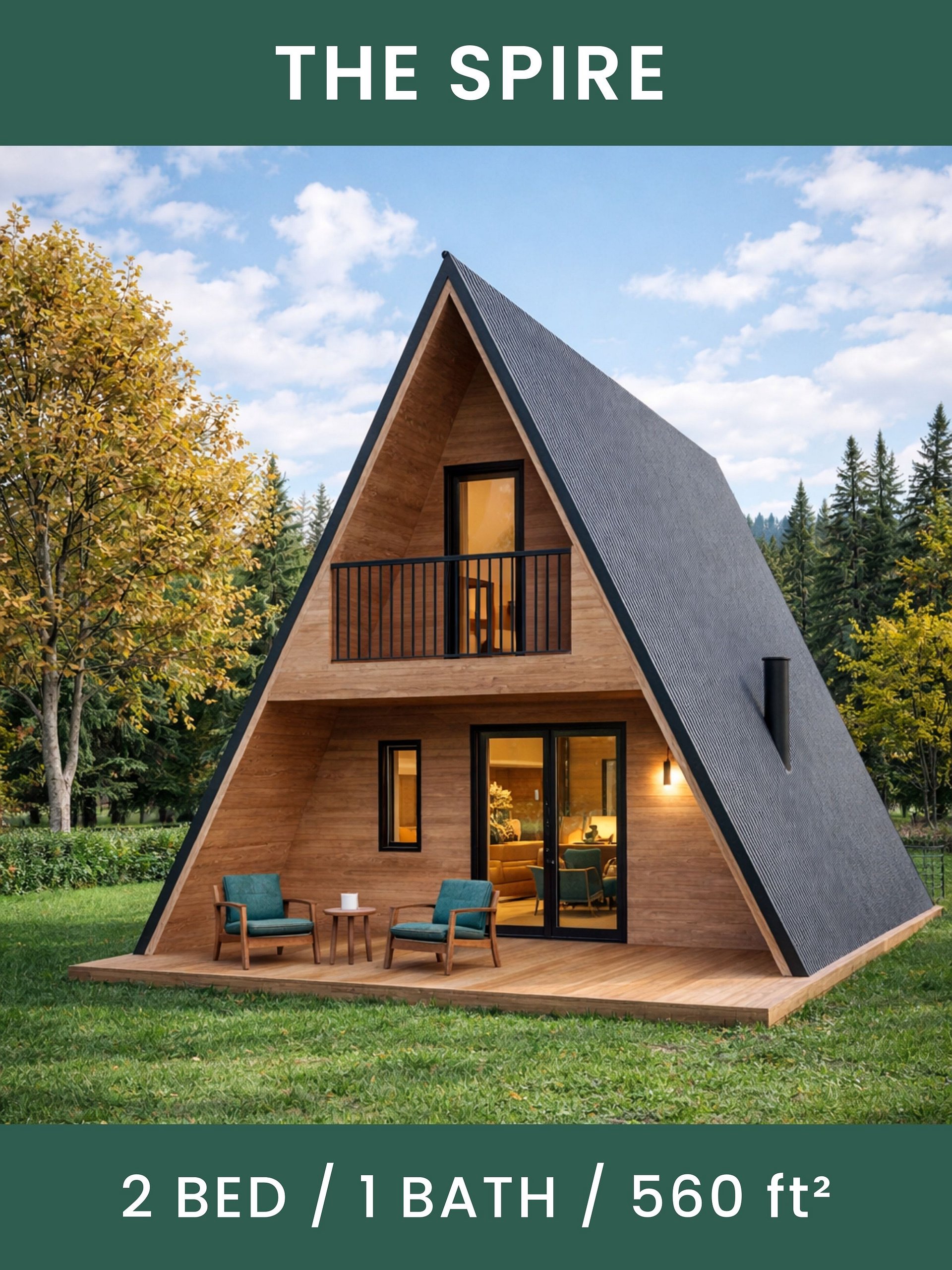 The Spire Tiny House Blueprint Set (CAD File + Materials List) product image (2)