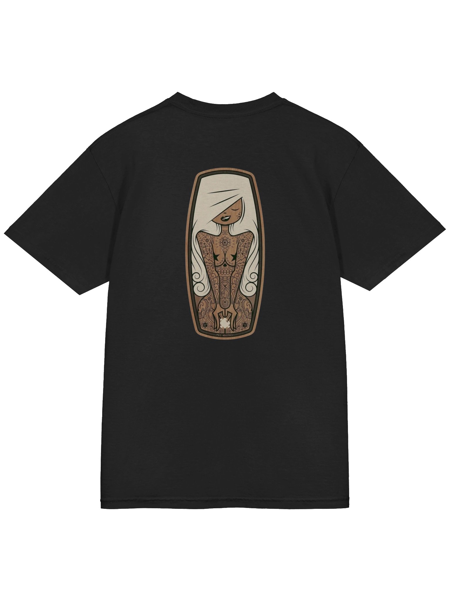 Rose and Woman Graphic Tee – Artistic Streetwear T-Shirt product image (18)