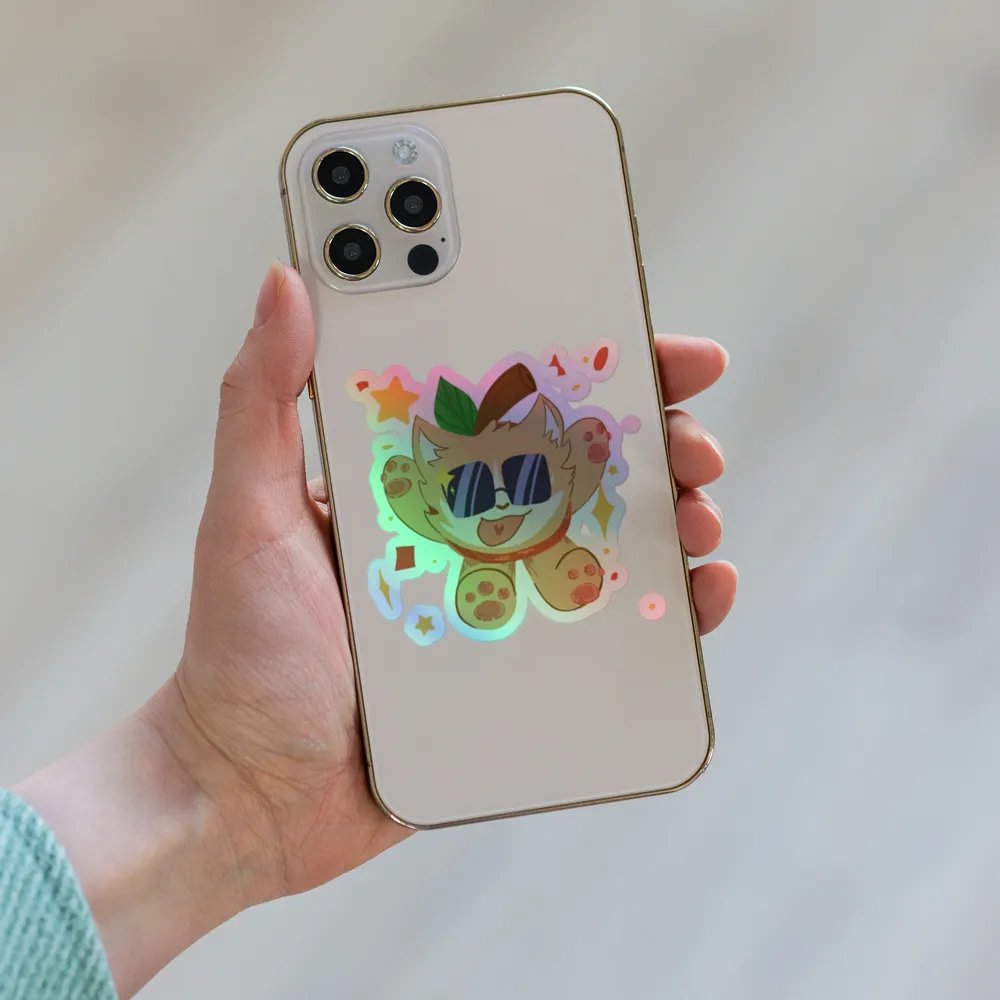 AppleCat Holo Sticker product image (6)