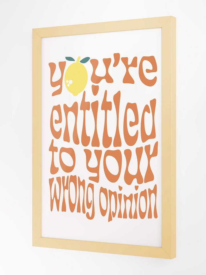 Opinion Poster product image (6)