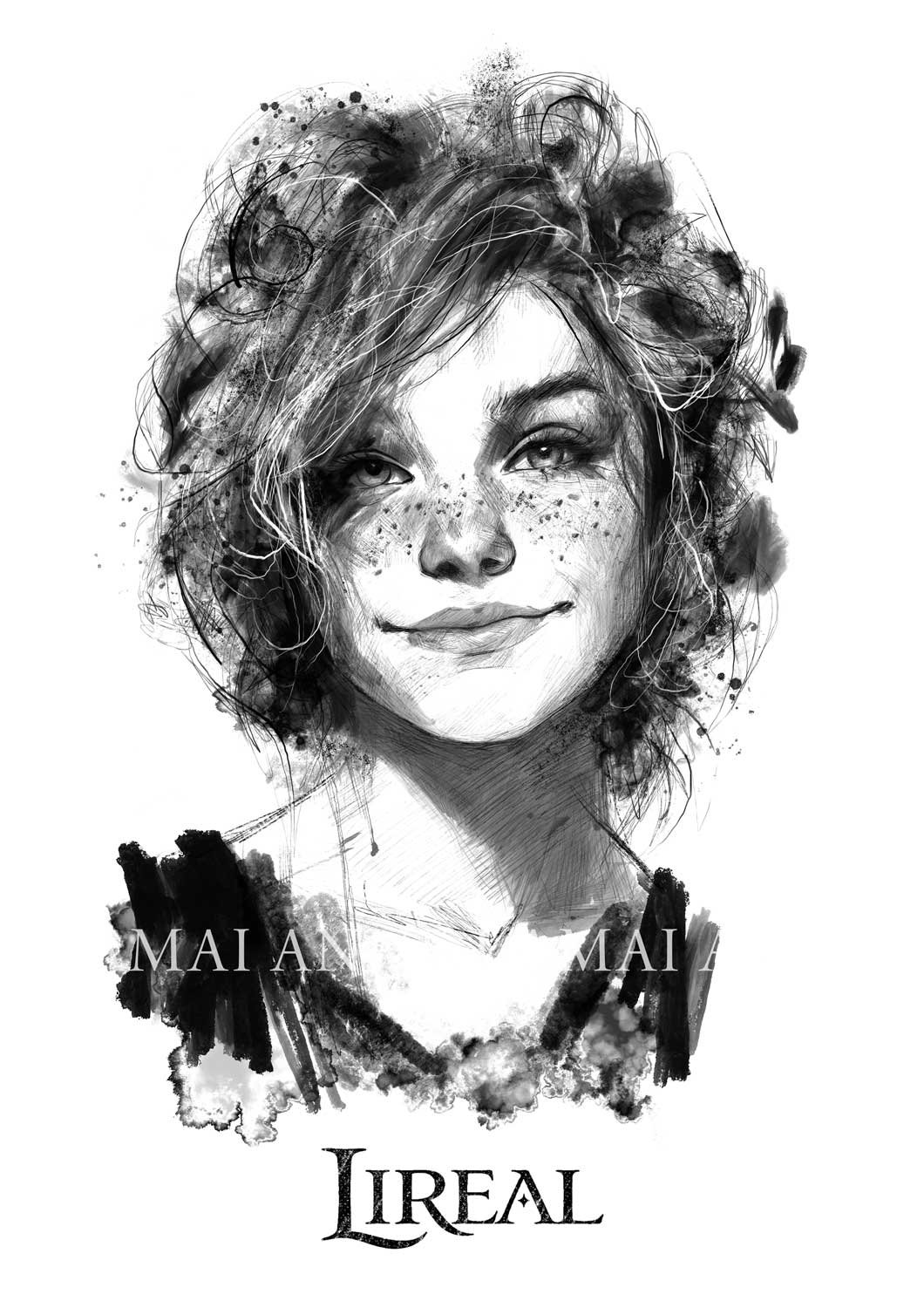 Aria | The Heart of Shadow Art Print product image (1)