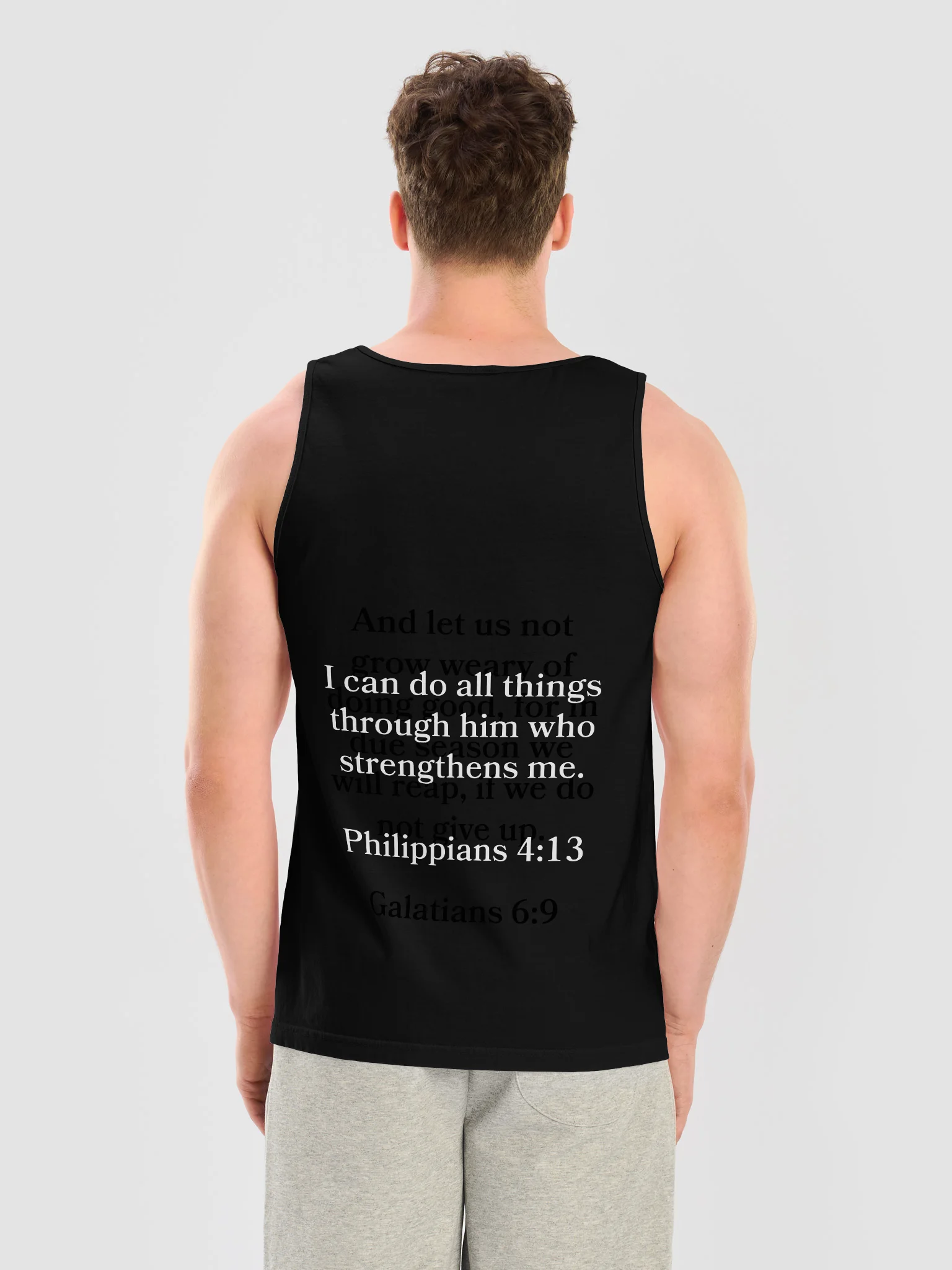 I Can Do All Things Through Him Tank product image (16)