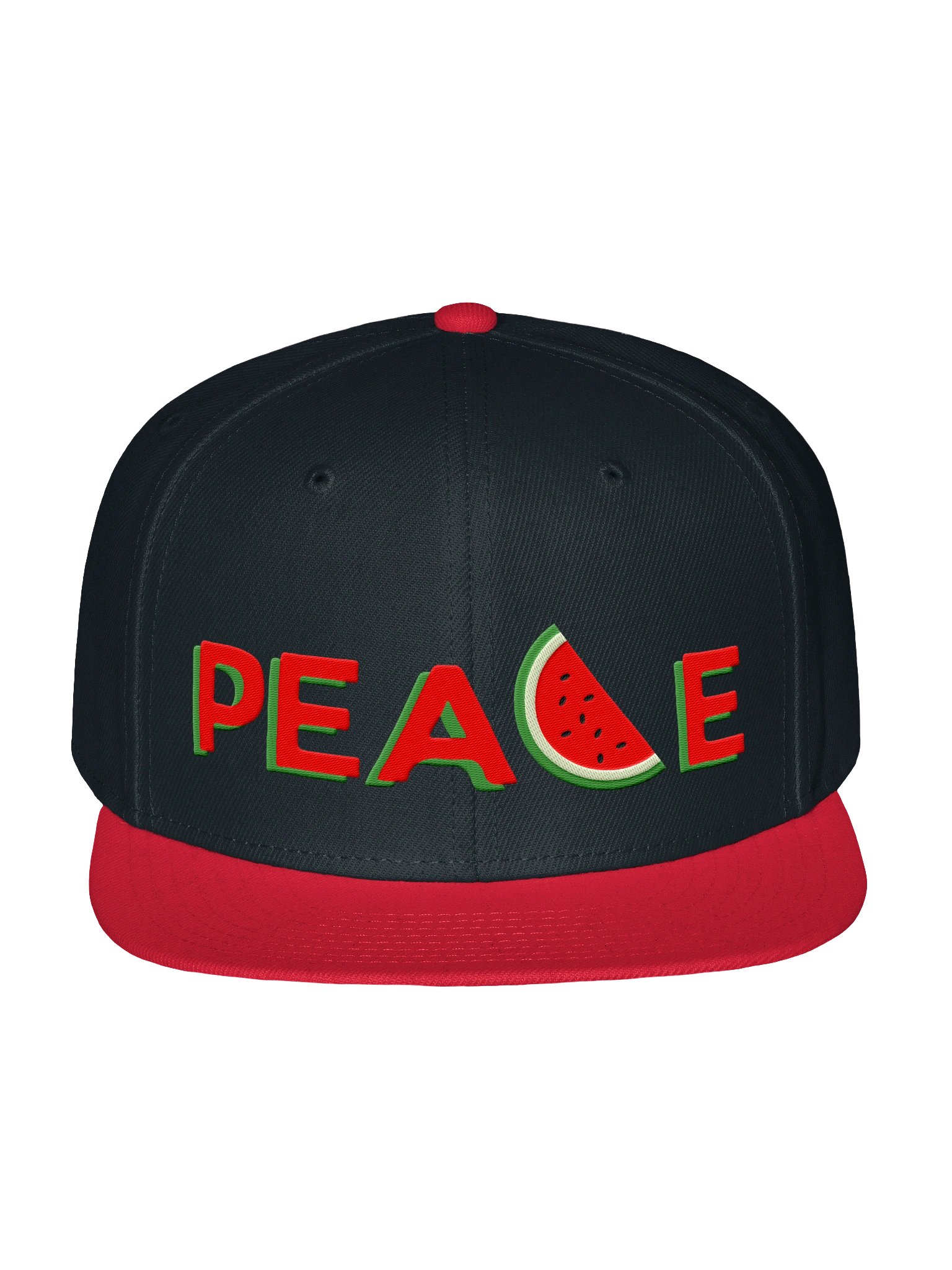 Watermelon Peace Snapback Cap product image (1)