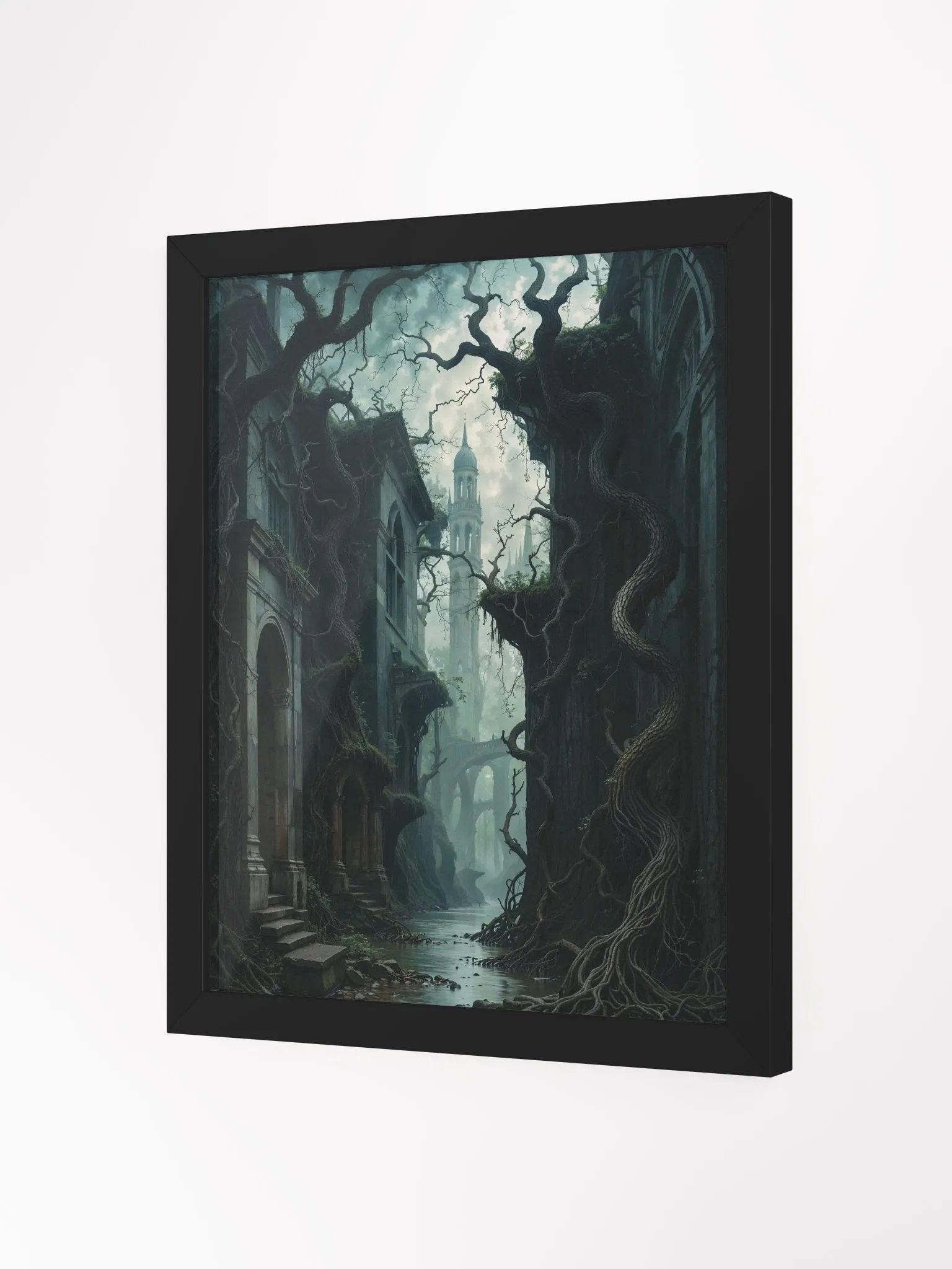 Gothic Urban Pathway Framed Print product image (10)