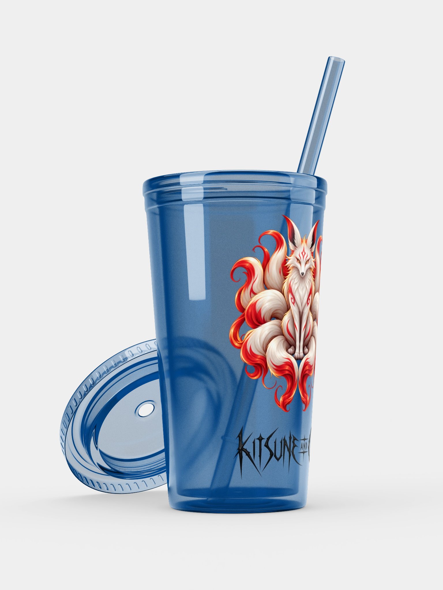 🦊 Kitsune & Co — Nine-Tailed Kitsune Double-Walled Drinking Cup product image (7)