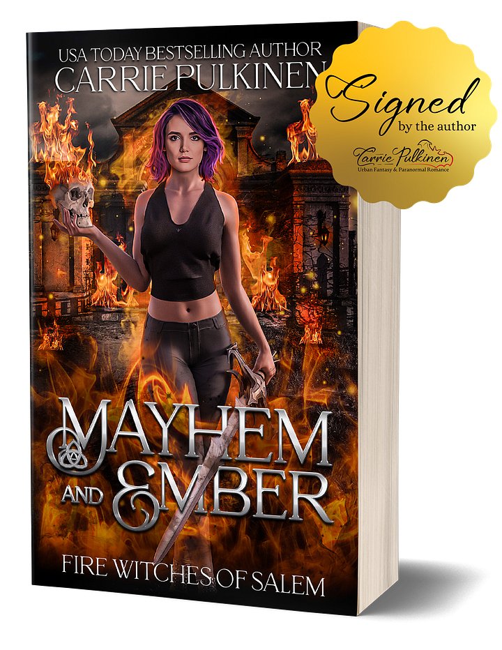 Mayhem and Ember Signed Paperback product image (1)