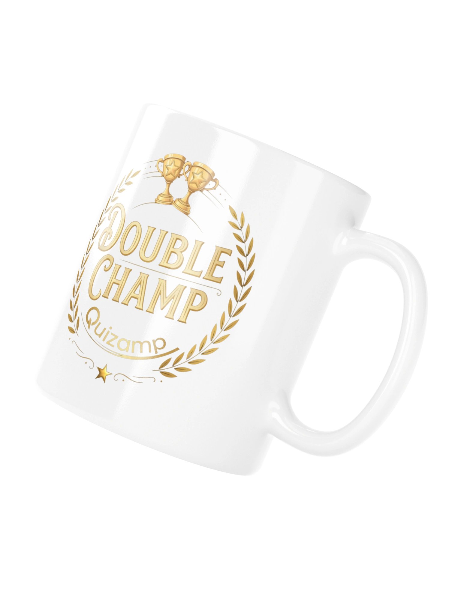 "Double Champ" Quizamp Mug - White (11oz) product image (4)