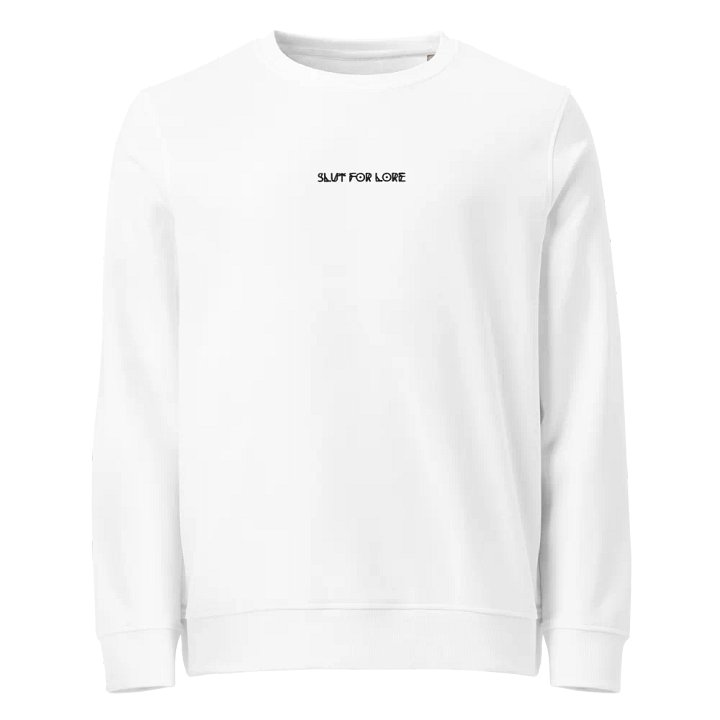 Slut for Lore Embroidered Sweatshirt (Black) product image (29)