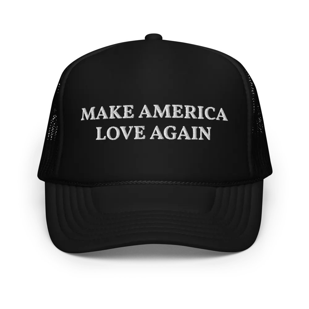 Make America Love Again - Embroidered Trucker Hat Cap product image (1)