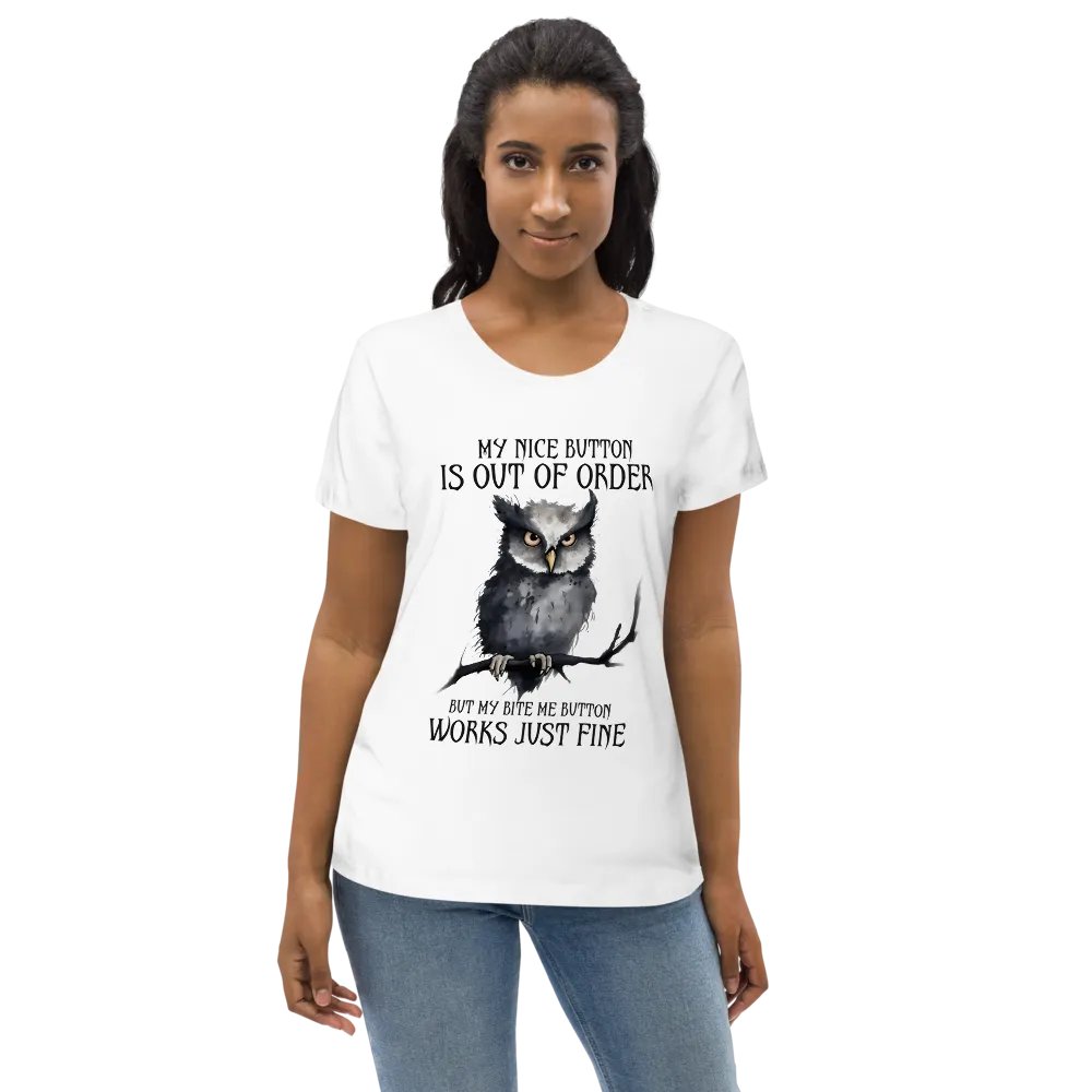 Grumpy Owl Warning Tee product image (6)