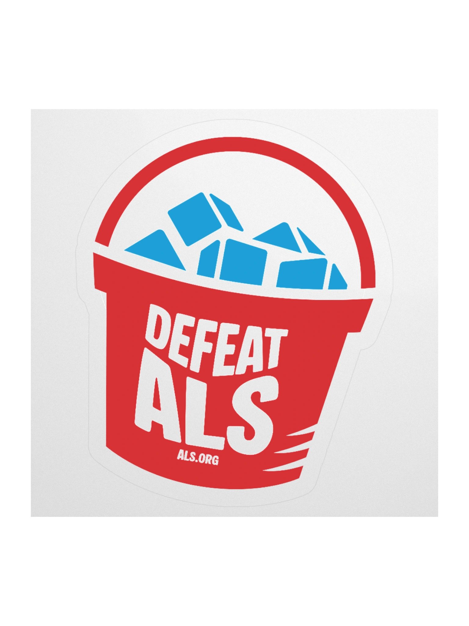 Defeat ALS Bucket Sticker product image (1)