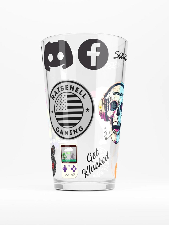 Scorched Gaming Wild Pint Glass product image (1)