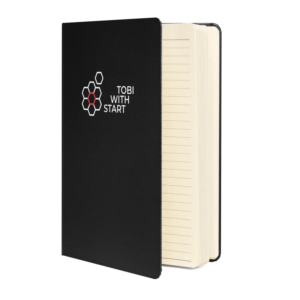 Hardcover Bound Notebook Black product image (2)