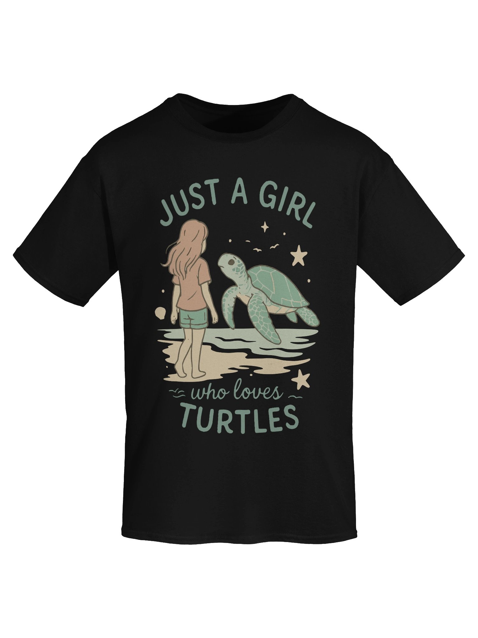 Turtle Love Tee Just A Girl Who Loves Turtles product image (55)