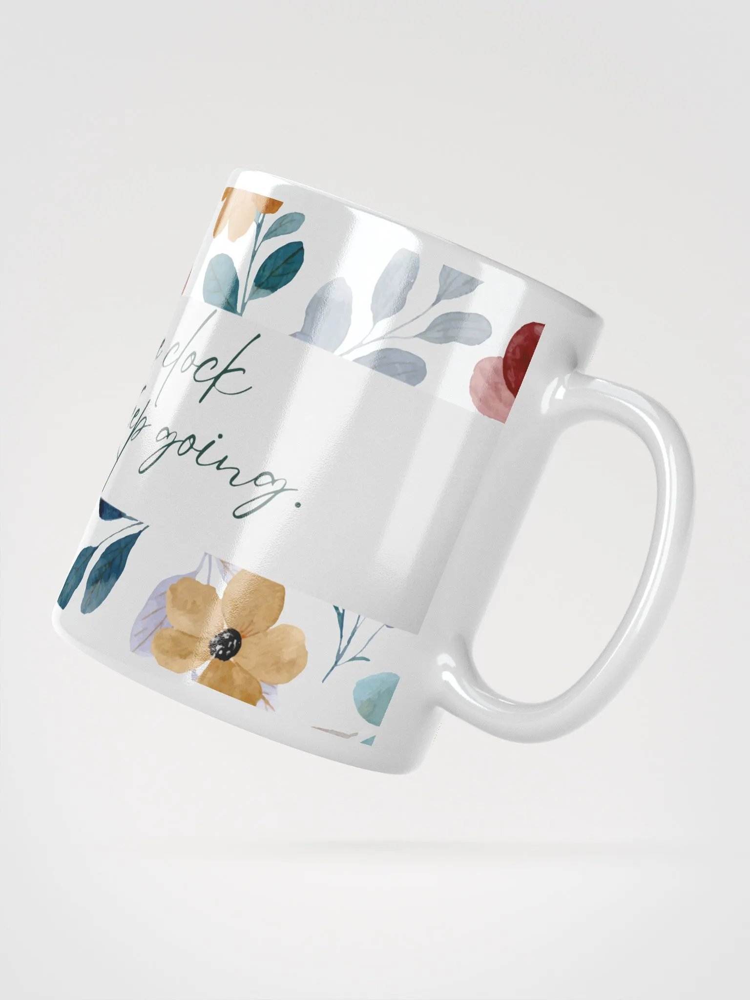 Motivational Floral Mug product image (3)