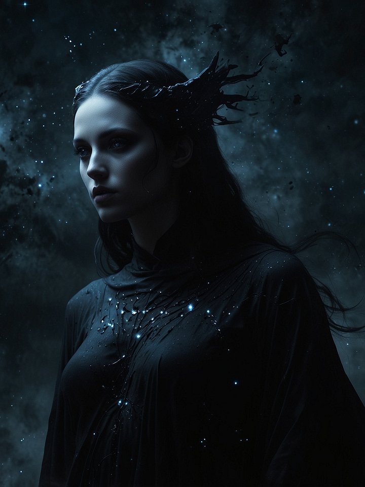 Nyx of the Night | 1-Hour Relaxing Dark Ambient Music for Meditation product image (1)