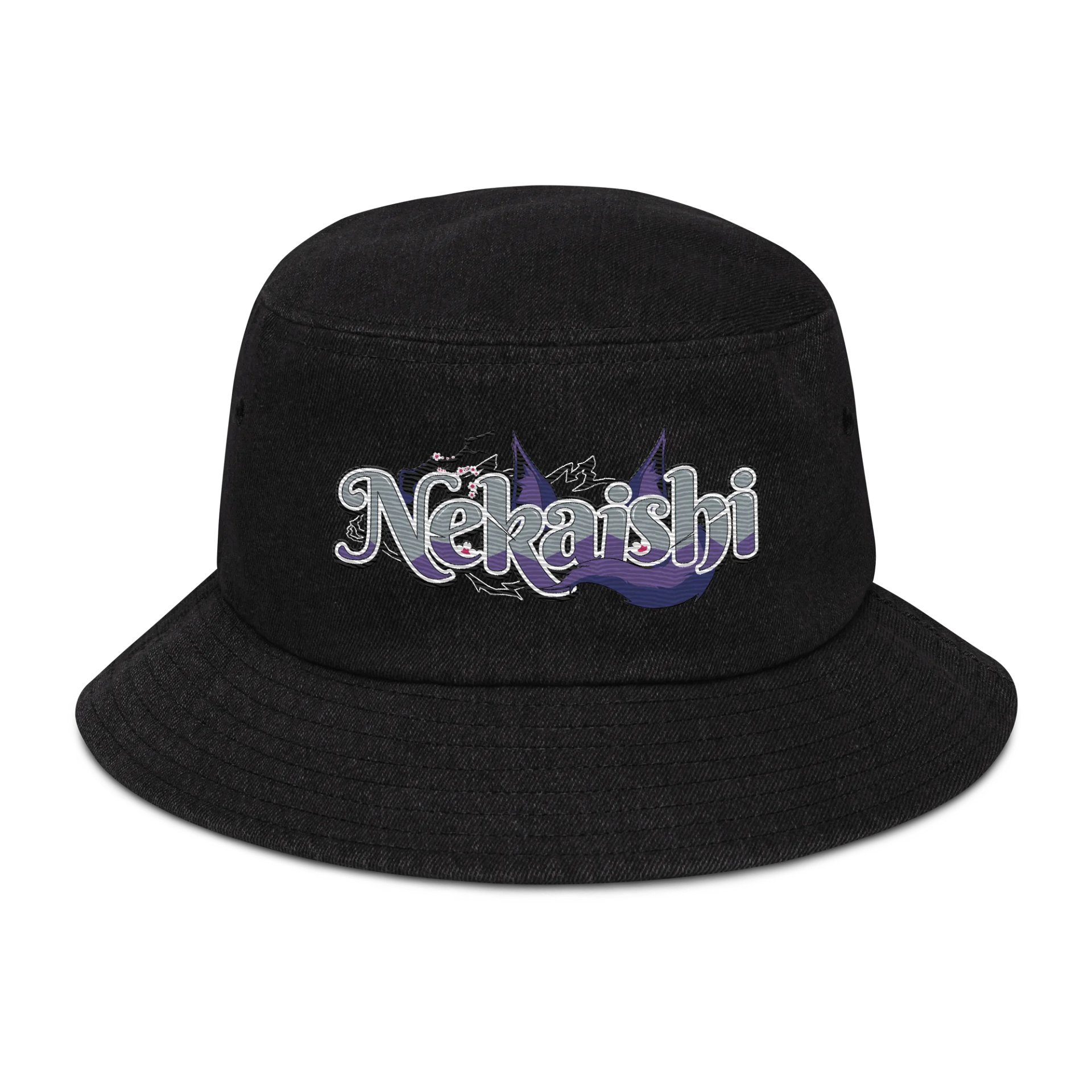 Denim Bucket Hat - Embroidered | Light Logo product image (1)