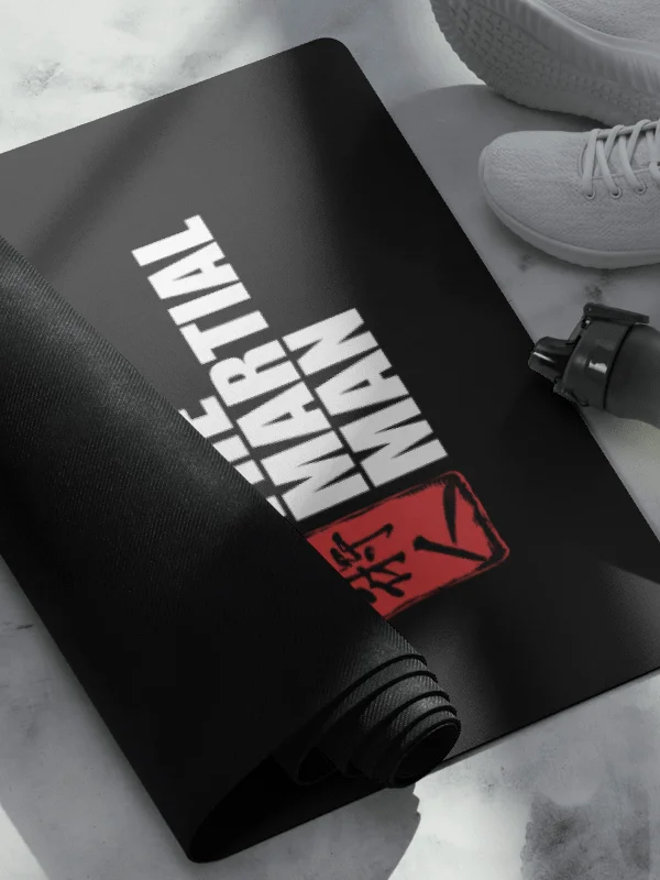 The Martial Man - Black Yoga Mat product image (2)
