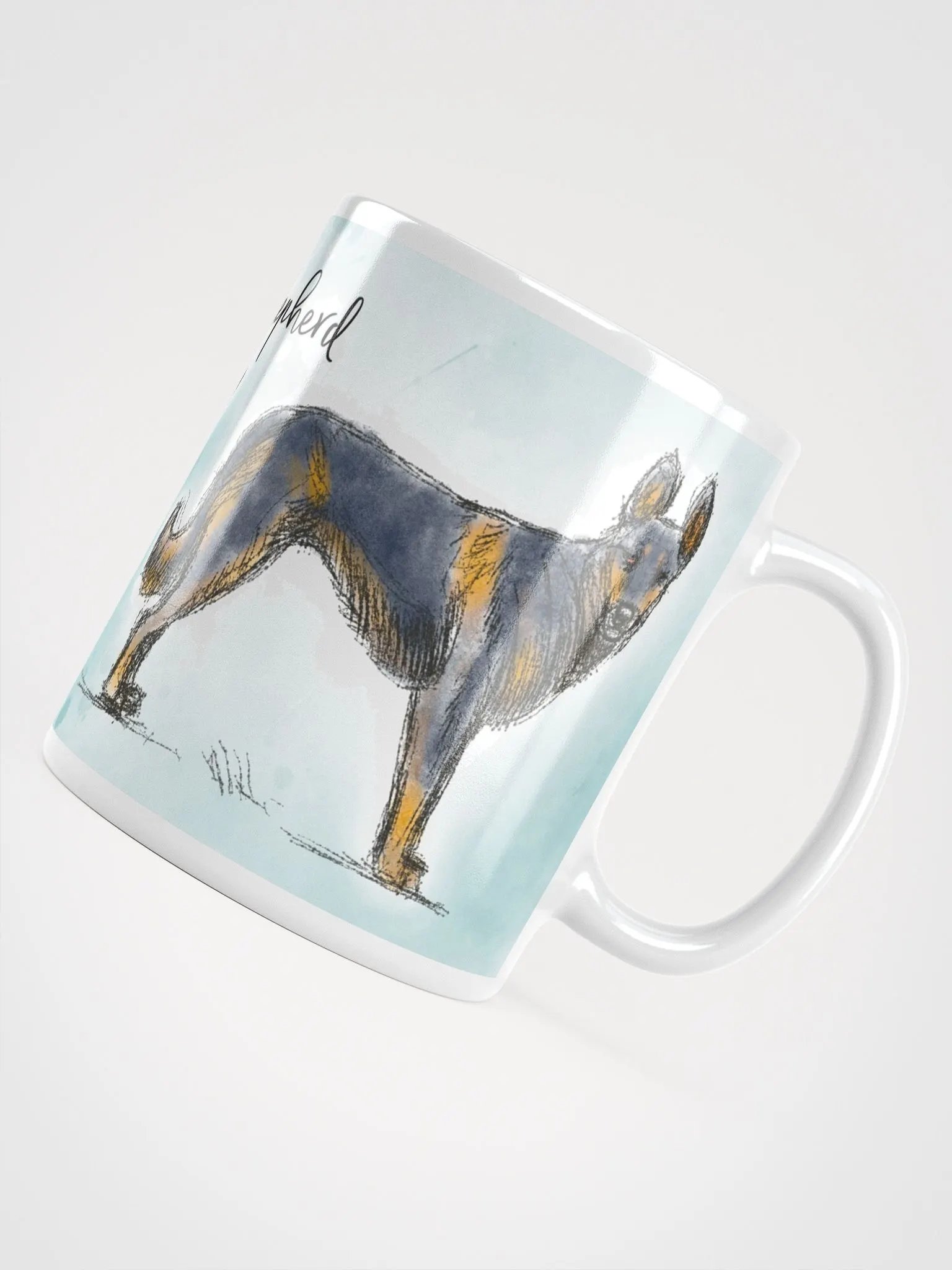 Hand Drawn German Shepherd Love Mug product image (12)