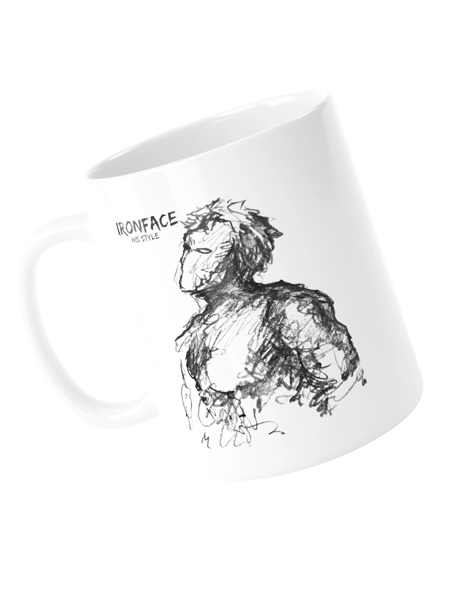 Ironface: His Style - White Mug product image (13)