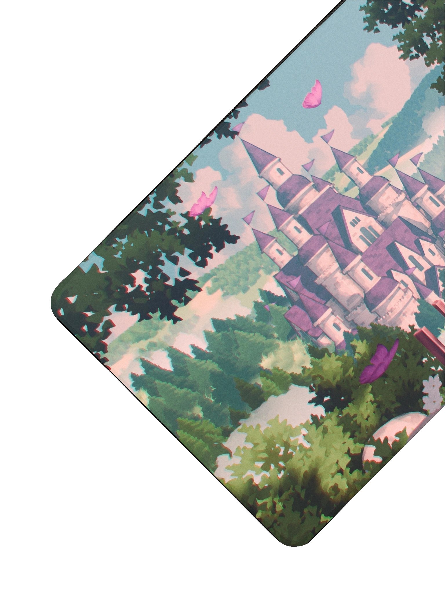Morning Ros Castle Desk Mat - 15.5" x 31.5" product image (3)