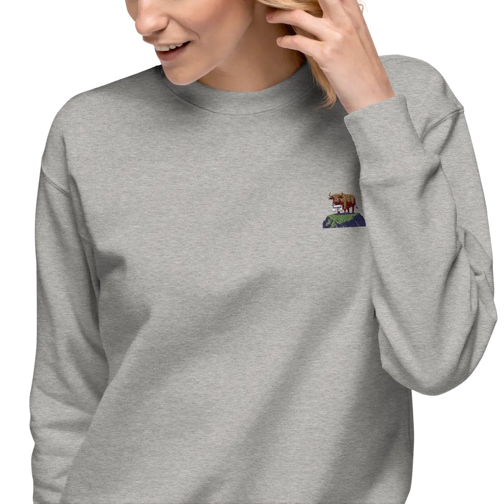 Ethereum is good image crewneck (grey) product image (5)
