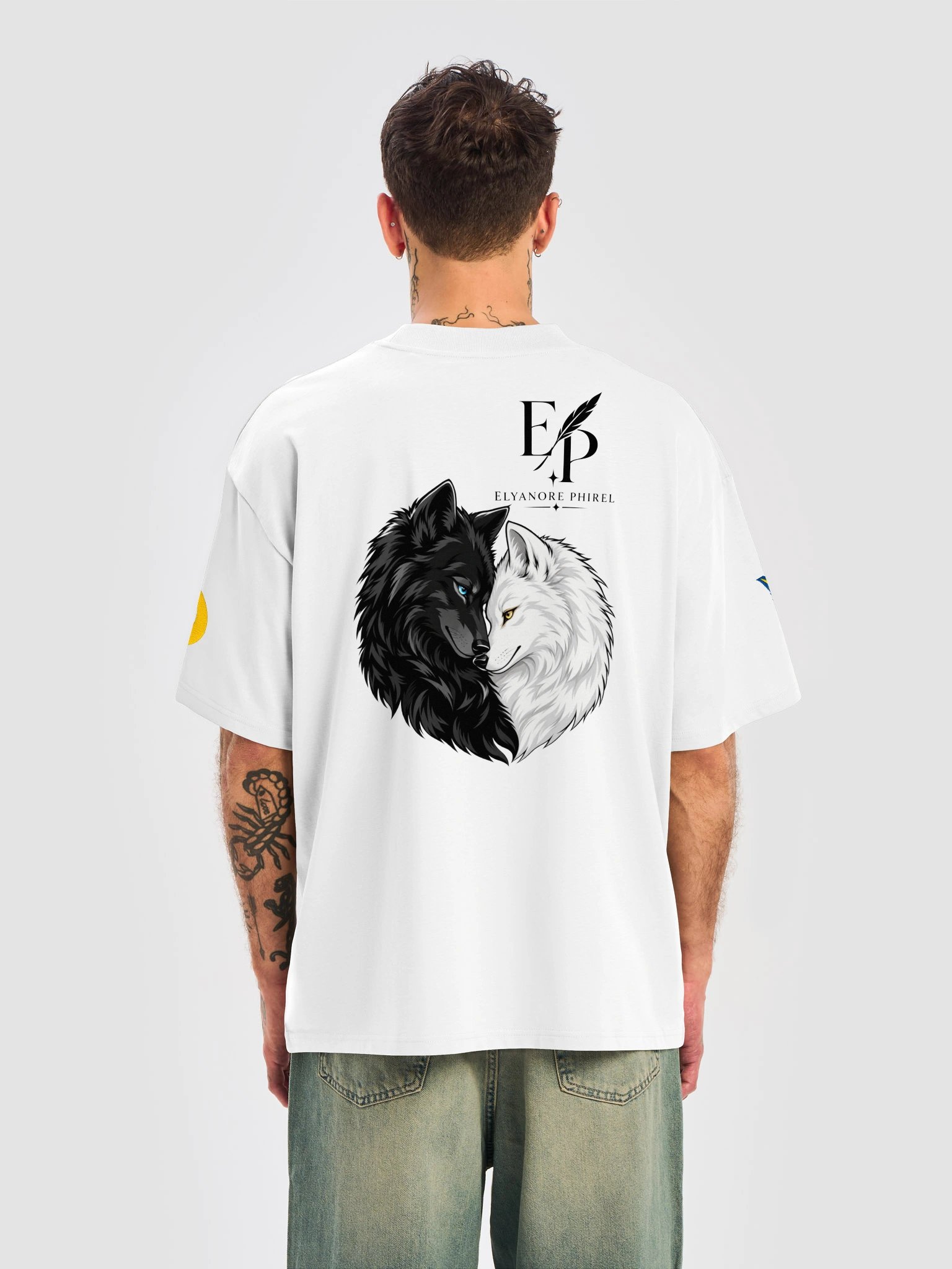 Tshirt Premium 100% coton - Elyanore Phirel manche et buste brodé product image (17)