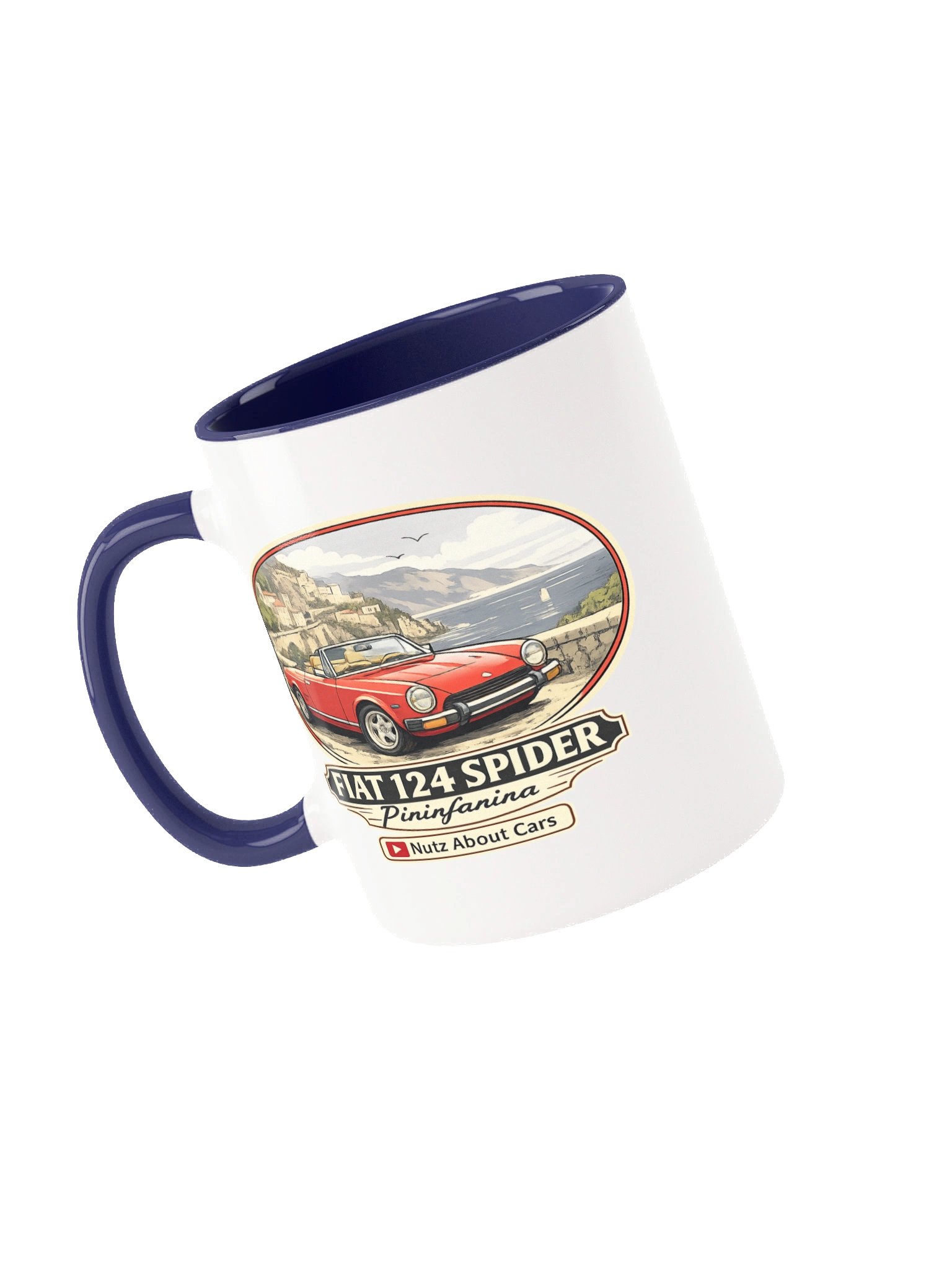 Fiat 124 Spider Convertible Mug product image (34)