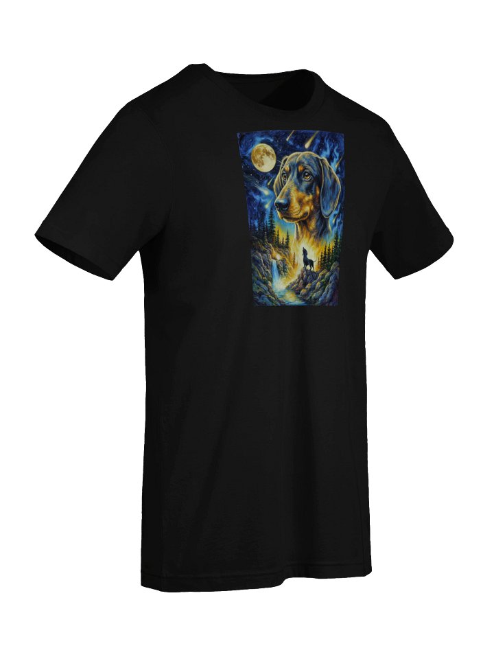 Moon & Stars Dachshund T-Shirt – Celestial Wiener Dog Gift product image (2)