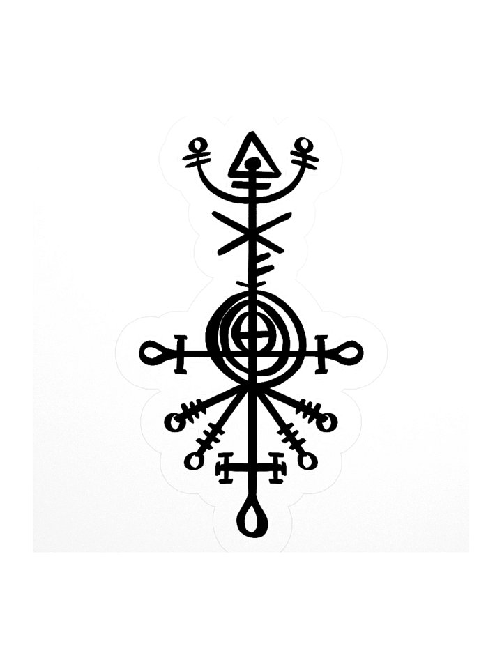 Icelandic Money Stave Sticker product image (1)