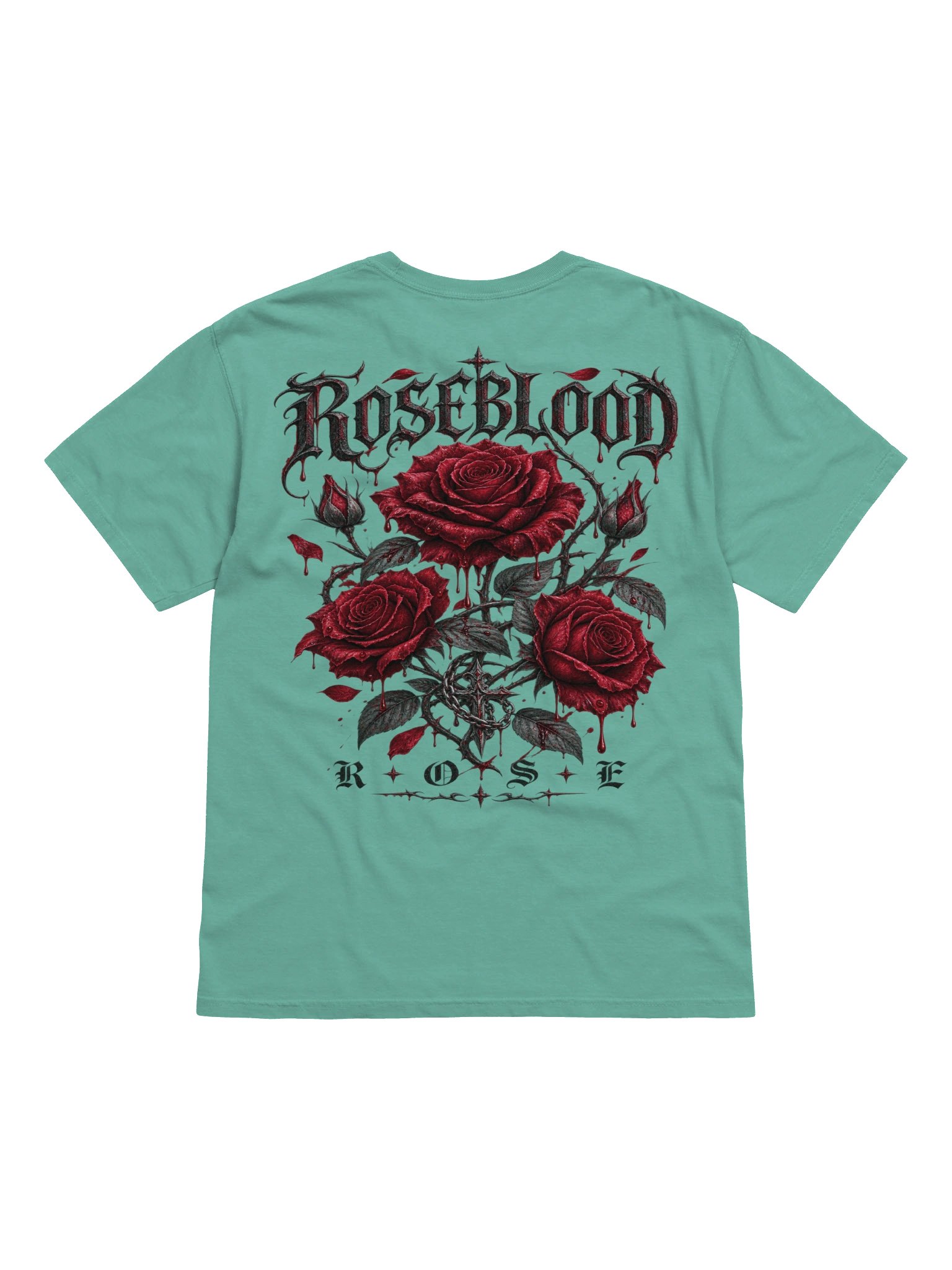 Roseblood Gothic Rose T-Shirt | Dark Romance product image (8)