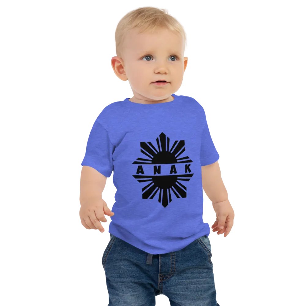 Anak (Black Logo) Child Baby White Tee, Little Filipino Philippines Toddler Child Infant T-Shirt product image (1)