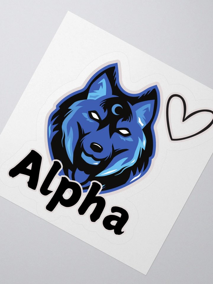 Alpha Kiss Cut Stickers product image (5)