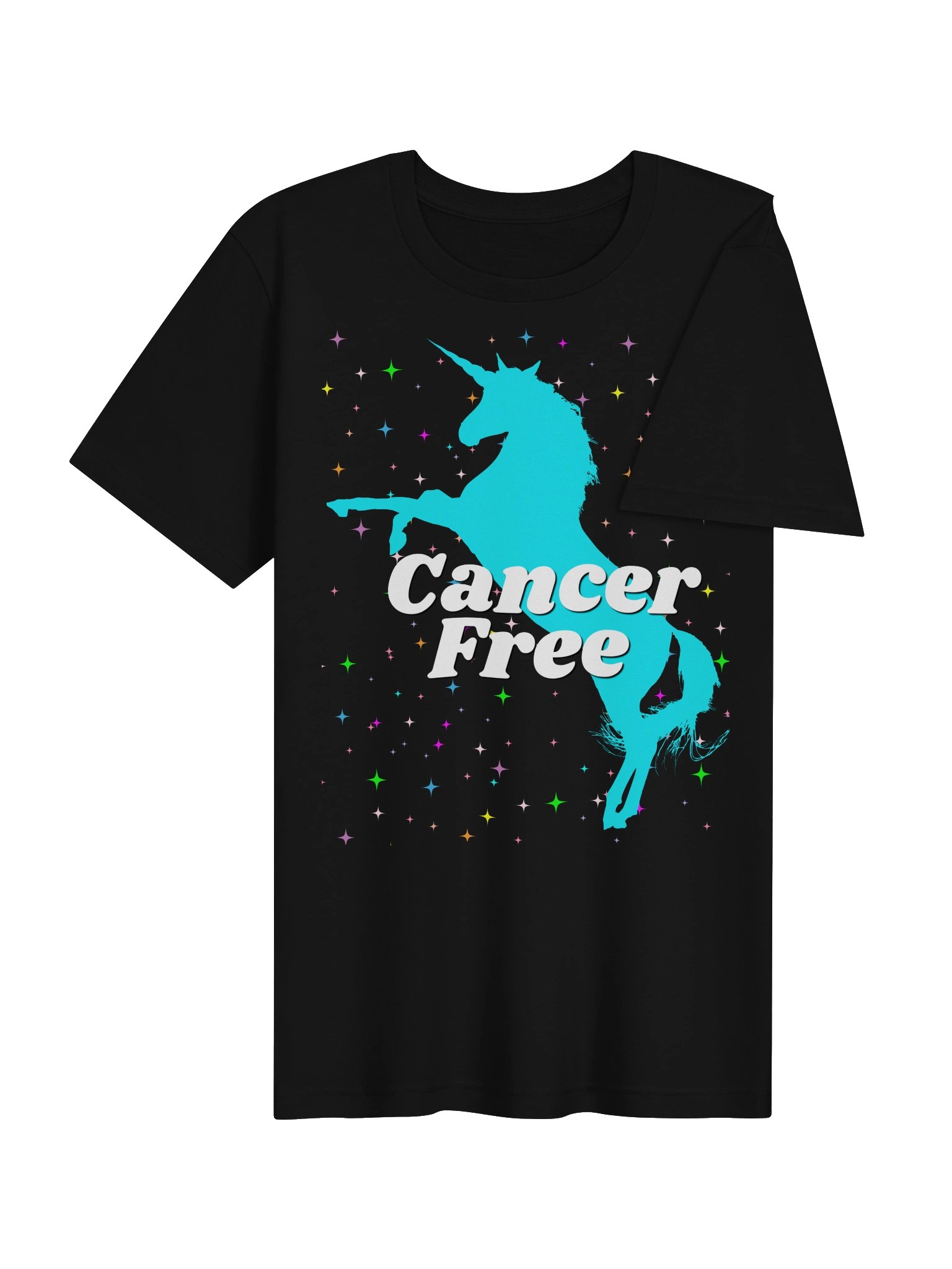Cancer Free Unicorn T-Shirt product image (4)