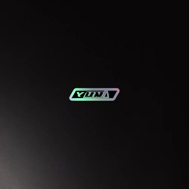 YUN-Δ Logo Sticker (Holo) product image (2)