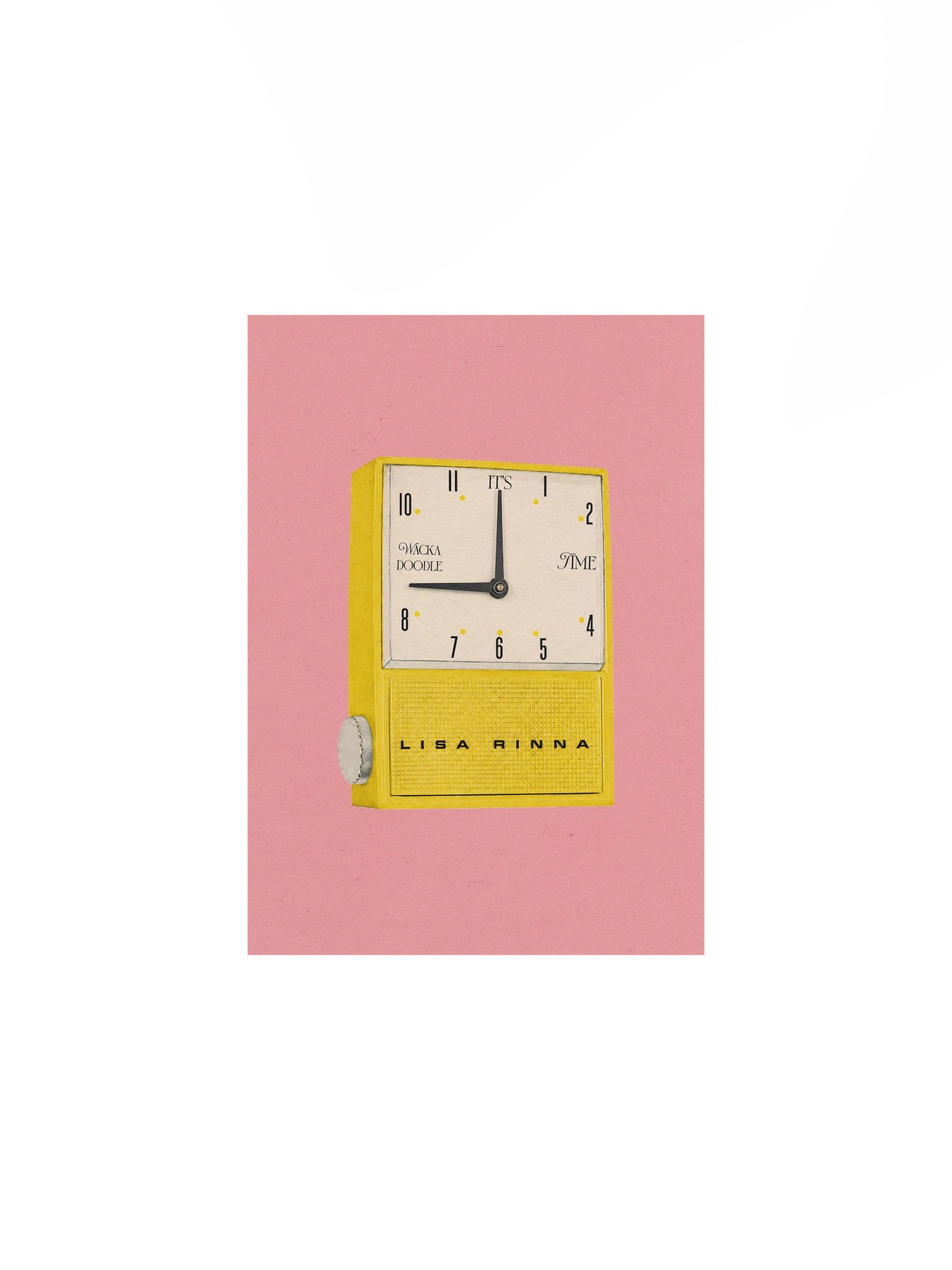 Lisa Rinna Wackadoodle Print: Funny RHOBH Retro Clock product image (2)