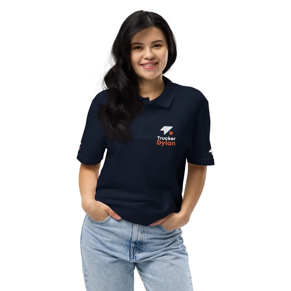 First Edition: Unisex Polo with Vertical TD Logo product image (6)