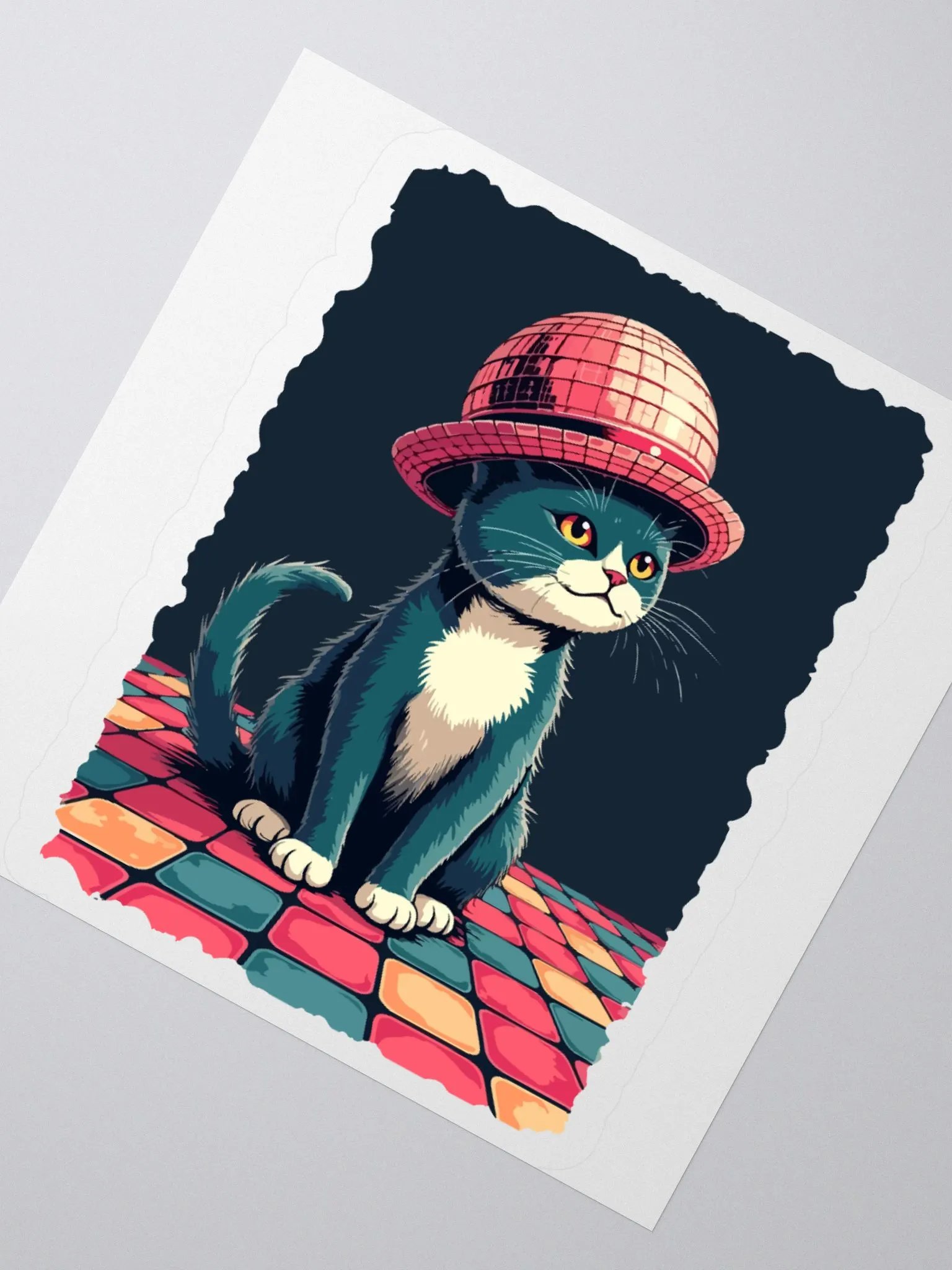 Fancy Cat Sticker product image (2)