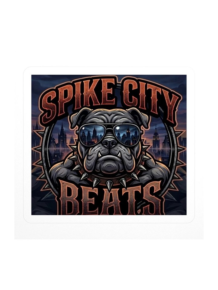 Spike City Beats Kiss Cut Stickers product image (1)