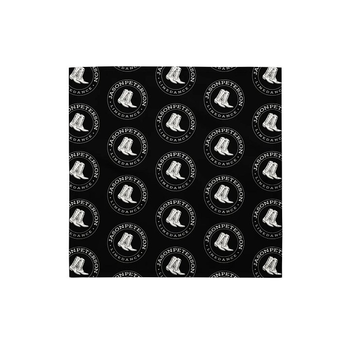 JPLinedance Black All-Over Bandana product image (1)
