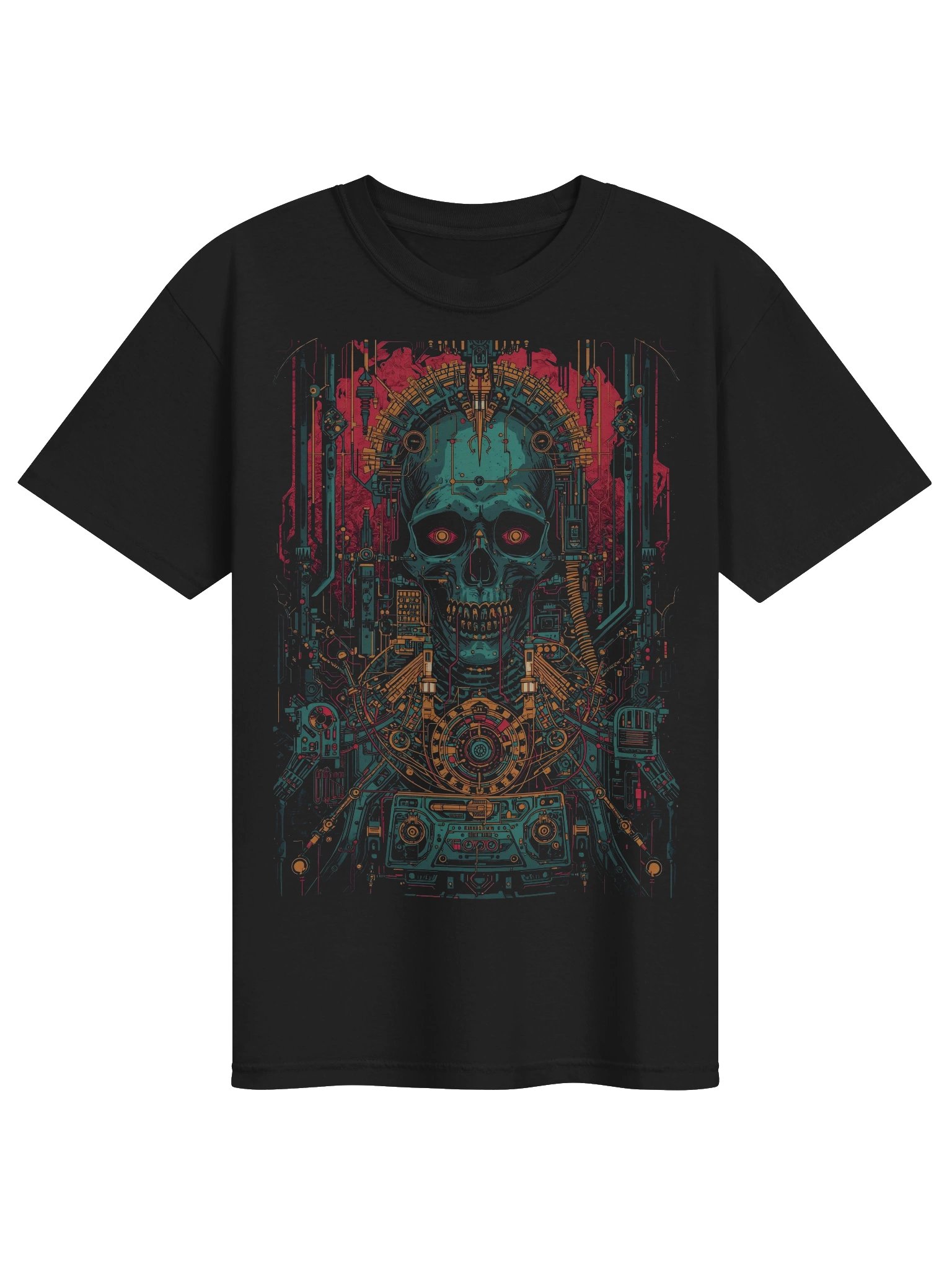 Cybernetic Skull Heavyweight T-Shirt product image (1)