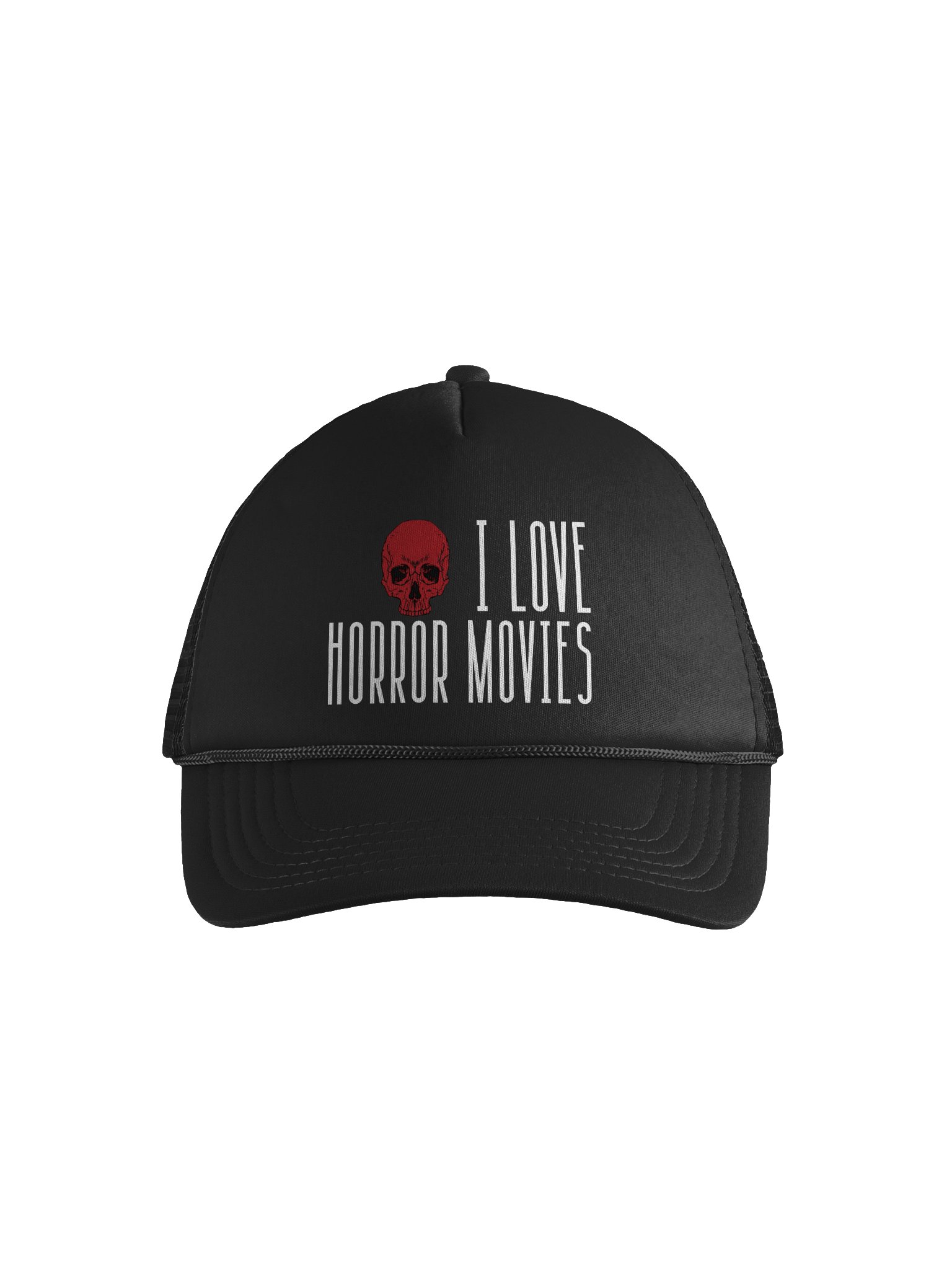 I Love Horror Movies (Skull) -Baseball Hat product image (1)