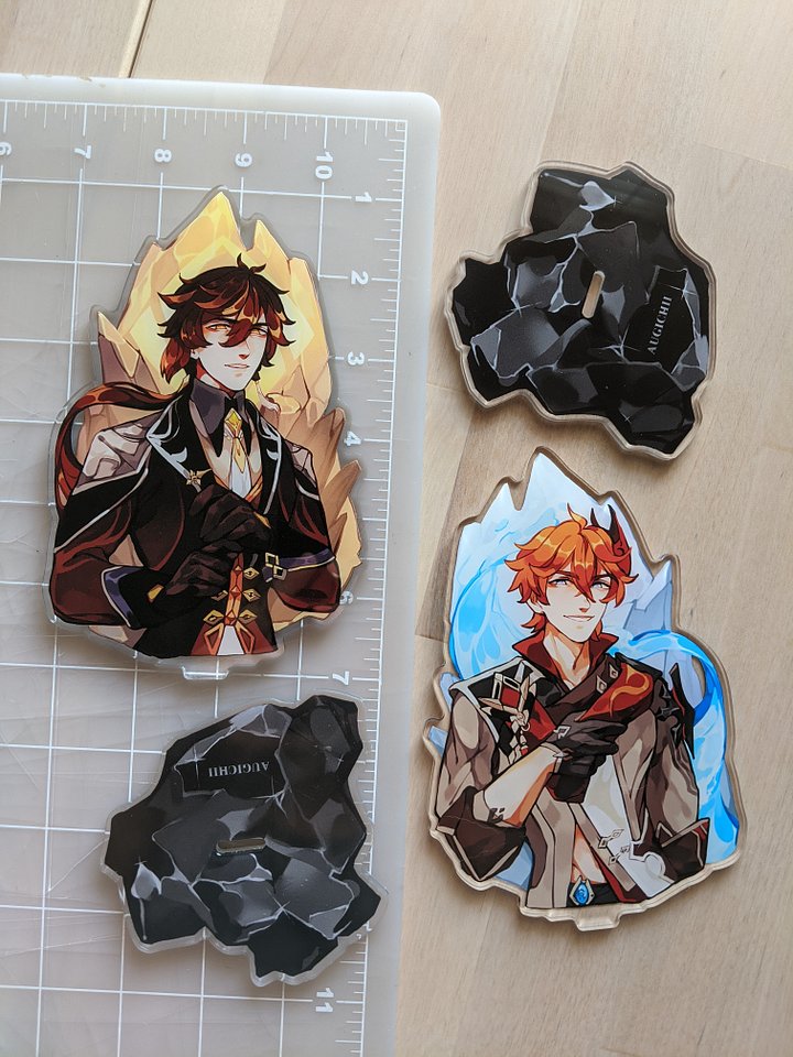 ⏰[PRE-ORDER | ENDS Jan 14th] Zhong Li & Childe // Double Sided Acrylic Standee product image (1)