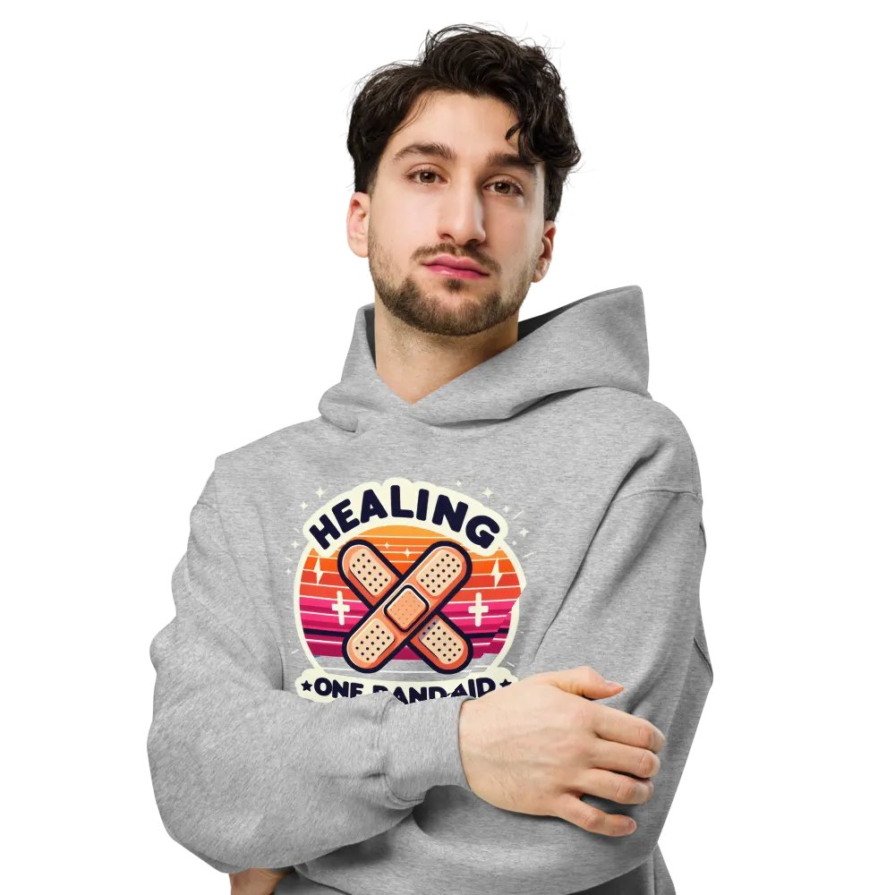 Healing One Band-Aid Unisex Hoodie product image (36)