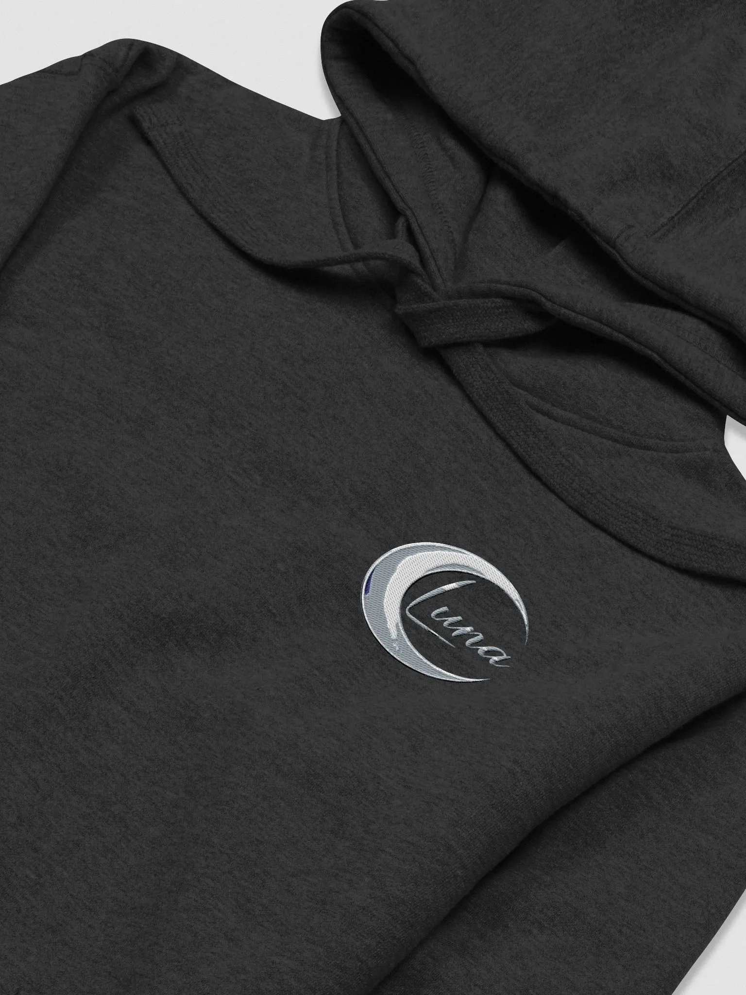 Luna's Embrace Unisex Premium Hoodie - Celestial Crescent Moon Design product image (3)