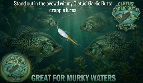 DM me when you're ready to get bit! 🧄🧈🍇
#crappielures #crappiefishing #crappie #panfishplastics #panfish