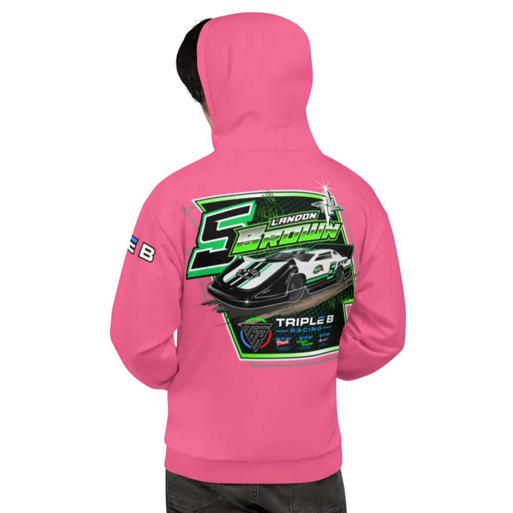 Landon Brown Late Model Hoodie (Pink) product image (1)