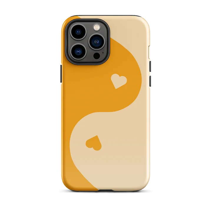 Honey Yin Yang Heart iPhone Case product image (1)